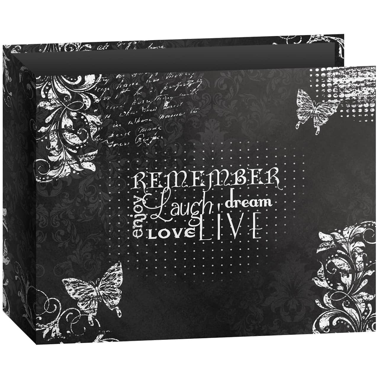 Pioneer® 3-Ring Remember Chalkboard Album, 12" x 12"